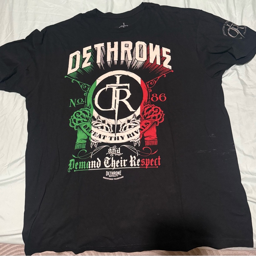 Black Graphic Men's Shirt